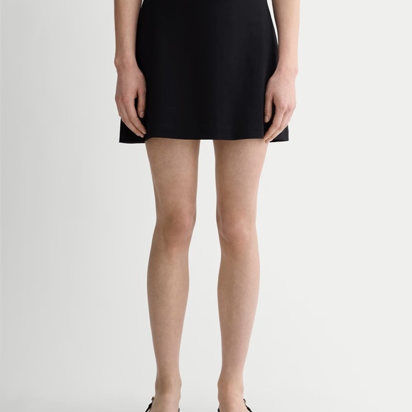 Everlane The Dream Mini Skirt Black NWT - Picture 2 of 8